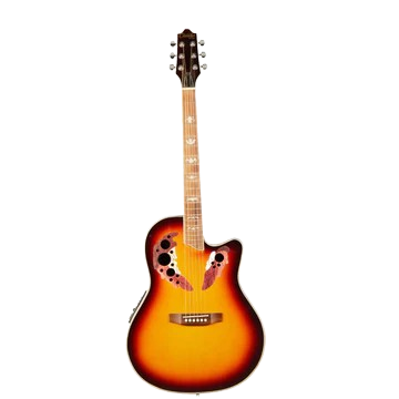 Crusader Ovation Style Semi Acoustic Round Back Guitar