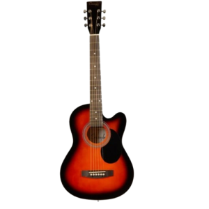 Crusader 36 inch junior Guitar with bag - Sunburst Color